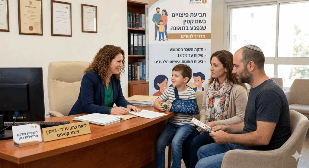 תביעת פיצויים בשם קטין שנפגע בתאונה